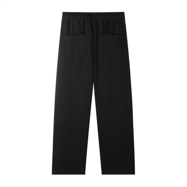"NEVER ALONE" Essential Straight-Leg Sweatpants