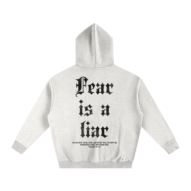 "FEAR IS A LIAR" Oversized Fleeced Hoodie