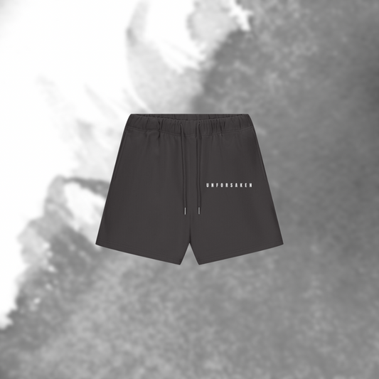 UNFORSAKEN 078 "Never Abandoned" Heavyweight Fleece Shorts (Dark Colors)
