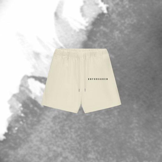 UNFORSAKEN 078 "Never Abandoned" Heavyweight Fleece Shorts (Light Colors)