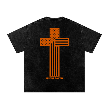 "UNDER GOD" Snow Washed Tee