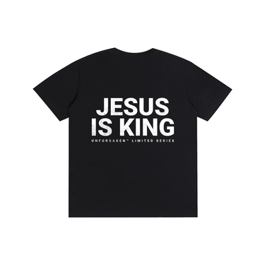 "JESUS IS KING" Pure Cotton Tee